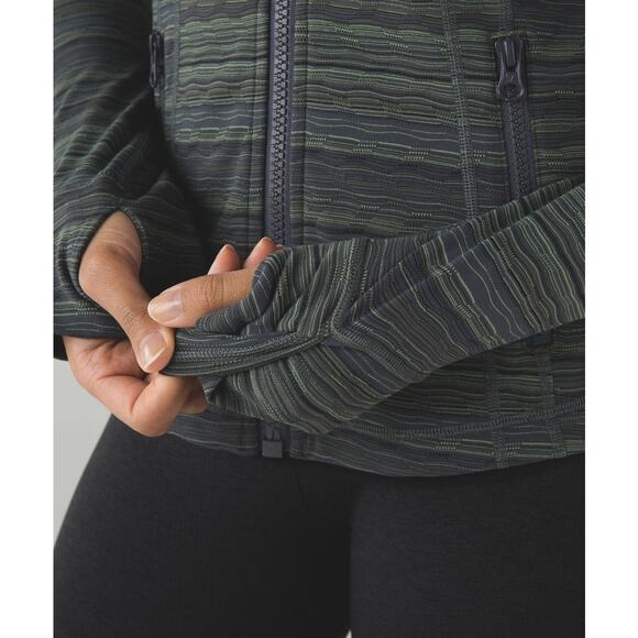 LULULEMON Women's Define Jacket Size 8 In Space Dye Twist Dark Slate Fatigue - Picture 4 of 13